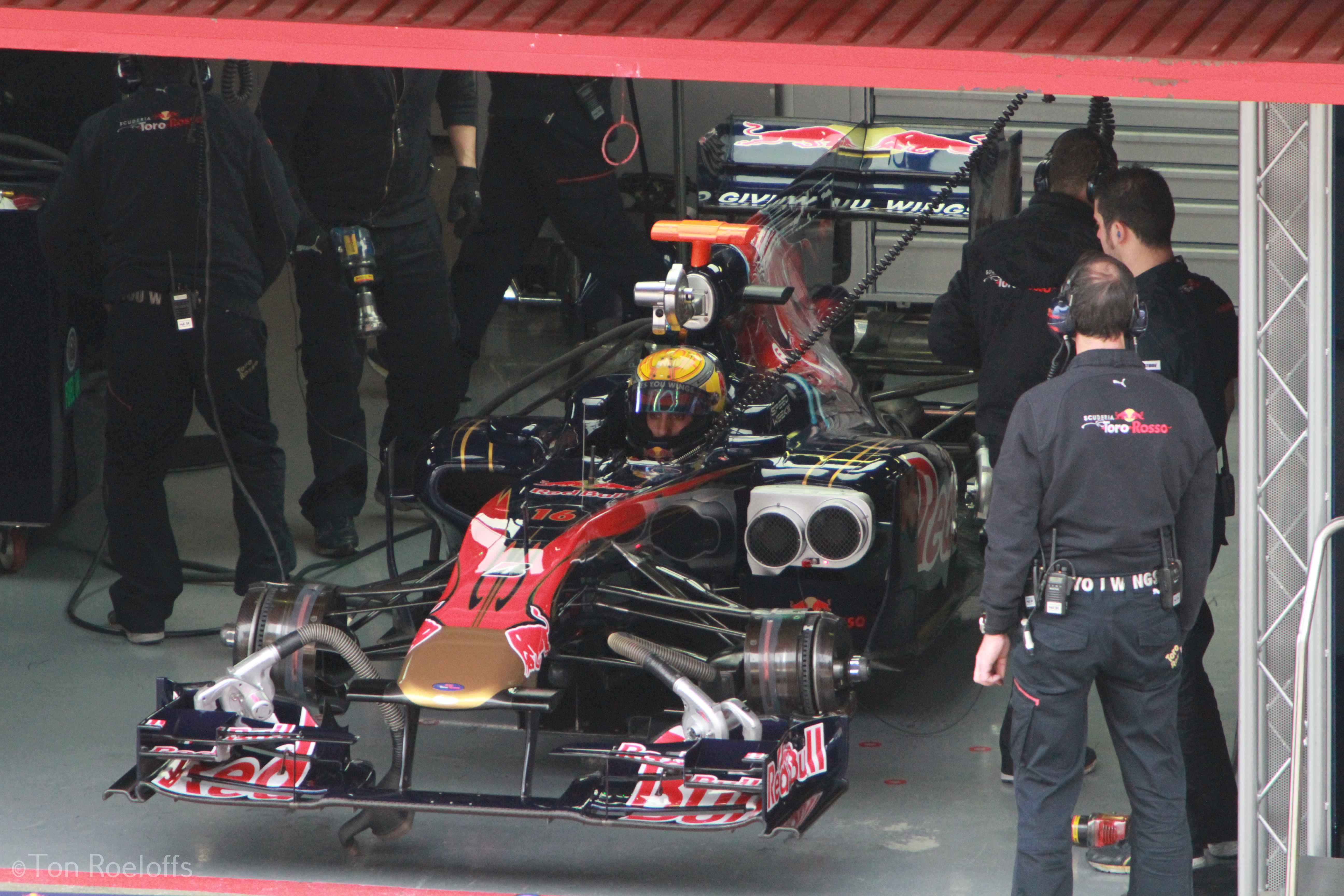 Verstappen pitbox